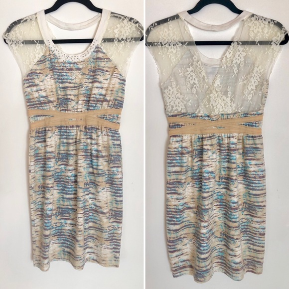 Free People lace back mini dress - Picture 5 of 8